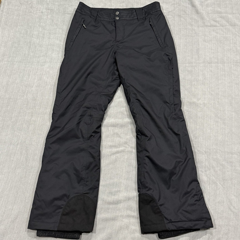 Columbia Omni Heat Snow Pants Womens Medium Black Omni Tech Waterproof Ski